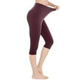 thumbnail image 2 of Capri Leggings for Women Elastic High Waist Cropped Yoga Pants Scrunch Butt Leggings Wummer Capri Leggings Tummy Control Leggings Ropa Para Ejercicios Gym Mujer My Orders Placed Recently By Me XXL, 2 of 8