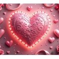 thumbnail image 4 of Heart Balloons Backdrop Background Wall Banner Valentines Day Party Decorations Romantic Celebration Event Decor Wedding Photography Prop, 4 of 4