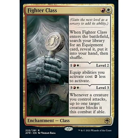 MtG Adventures in the Forgotten Realms Rare Fighter Class