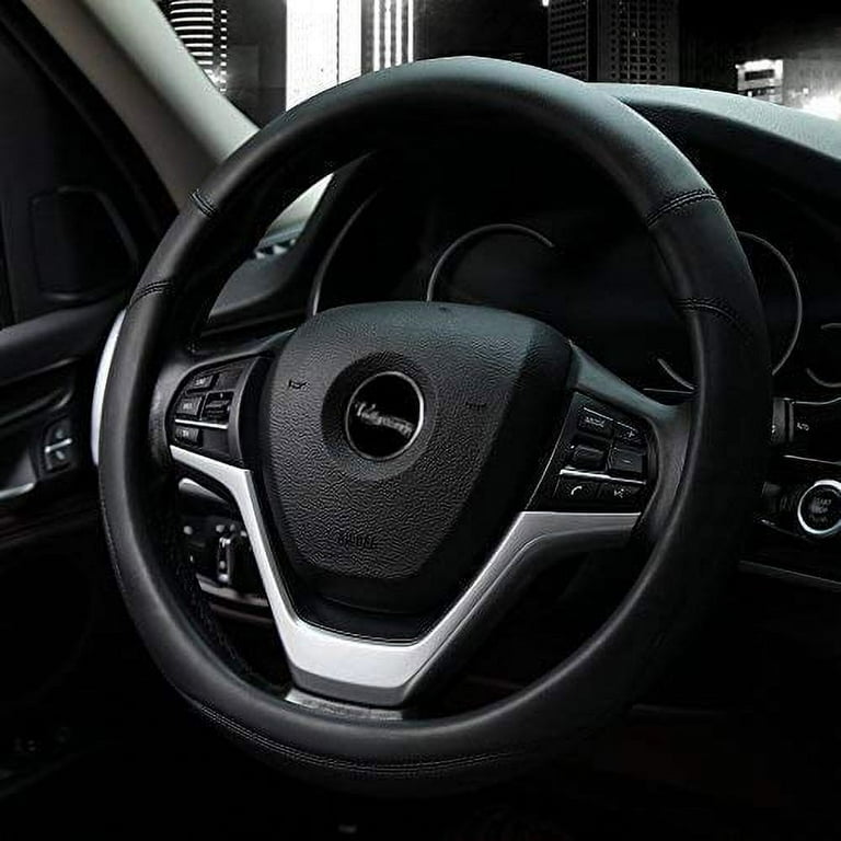 Valleycomfy universal 15 inch auto car steering wheel cover discount