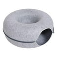 thumbnail image 1 of Cueva de gato de fieltro Yuyangstore premium transpirable resistente a los arañazos gris claro, 1 of 8
