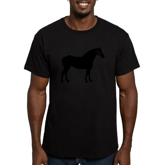 CafePress - Draft Horse Men's Fitted T Shirt (Dark) - Men's Fitted T-Shirt