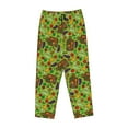thumbnail image 4 of Xecao Carrot Eggplant Women's Straight Lounge Pajama Pants: The Epitome of Relaxed Sleepwear, 4 of 9
