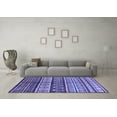 thumbnail image 3 of Ahgly Company Indoor Rectangle Oriental Blue Industrial Area Rugs, 5' x 8', 3 of 4