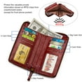 thumbnail image 3 of S-ZONE Women RFID Blocking Crossbody Cell Phone Purse Small Faux Leather Wallet Purse, 3 of 5