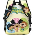 thumbnail image 4 of My Big Anime Big Friend Backpack Large Capacity Leisure Travel Backpack Book Bag Outgoing Daypack 11.4x7.8x15.7 inch, 4 of 7
