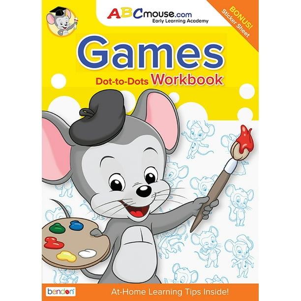 Abcmouse Dot To Dots 80 Page Game Book By Bendon Publishing Walmart Com Walmart Com