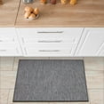 thumbnail image 5 of Ottomanson Sundance Tonal Design 2x3 Reversible Non Shedding Indoor Entryway Mat, 2' x 3', Gray, 5 of 10