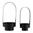 thumbnail image 5 of Sagebrook Home Set of 2 14/17", Metal Lantern, Black, 5 of 11