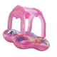 thumbnail image 1 of Flotador de piscina divertido con dosel, flotador de juguete acuático, inflable de dibujos animados, tubo de natación para lago, playa, niños y niñas. Con asa sin campana, 1 of 8