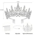 thumbnail image 4 of Vorkoi Birthday Girl Sash & Rhinestone Tiara Set Birthday Sash and Tiara for Women Birthday Decoration Kit Rhinestone Headband for Girl Glitter Crystal Hair Accessories for Party, 4 of 4