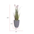 thumbnail image 2 of Artificial Reed Grass | 59.1" fake grass in a planter| Lavender Ombre feathers | Vintage Home, 2 of 8