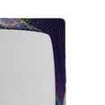thumbnail image 2 of Ambesonne Digital Fitted Sheet, Spiral Motion, Full Size, Green Purple, 2 of 2
