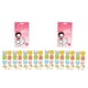 thumbnail image 4 of 2x64 Piezas Lindas Pegatinas Para Mascarillas Decoración Fácil De Usar Eliminación Aroma Pomelo Estilo 8x, 4 of 8