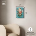 thumbnail image 5 of Floral Azure Ascent II Canvas Romantic Floral Art by Art Remedy, Gallery Wrapped, 10 x 15, 5 of 7