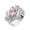 Pink, variant on Couple Swan Love Shape Ring Geometry Circular Rhinestone Ring Engagement Ring Full Diamond Zirconia Solitaire Ring 5 11