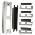 thumbnail image 4 of DRAFIDEEP 5Pcs Door Strike Plates Stainless Steel Silver Rectangular for Home Entry Doors 13X3.8In, 4 of 8