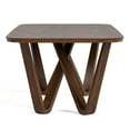 thumbnail image 5 of Furniture of America Ralmon Solid Wood Dining Table in Rich Walnut, 5 of 13
