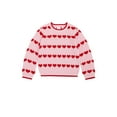 thumbnail image 3 of Way To Celebrate Toddler Valentine's Day Heart Sweater, Sizes 12M-5T, 3 of 5