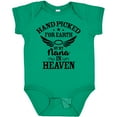 thumbnail image 3 of Inktastic Handpicked for Earth by My Nana in Heaven with Angel Wings Boys or Girls Baby Bodysuit, 3 of 5