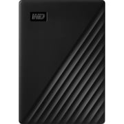 WD My Passport WDBR9S0060BBK-WESN 6 TB Portable Hard Drive - External - Black - USB 3.2 (Gen 1) Micro-B - 256-bit AES Encryption Standard