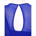 thumbnail image 7 of YONGHS Lyrical Dance Costume for Women Sheer Mesh Cutout Modern Contemporary Dance Long Dress Royal Blue XXL, 7 of 7