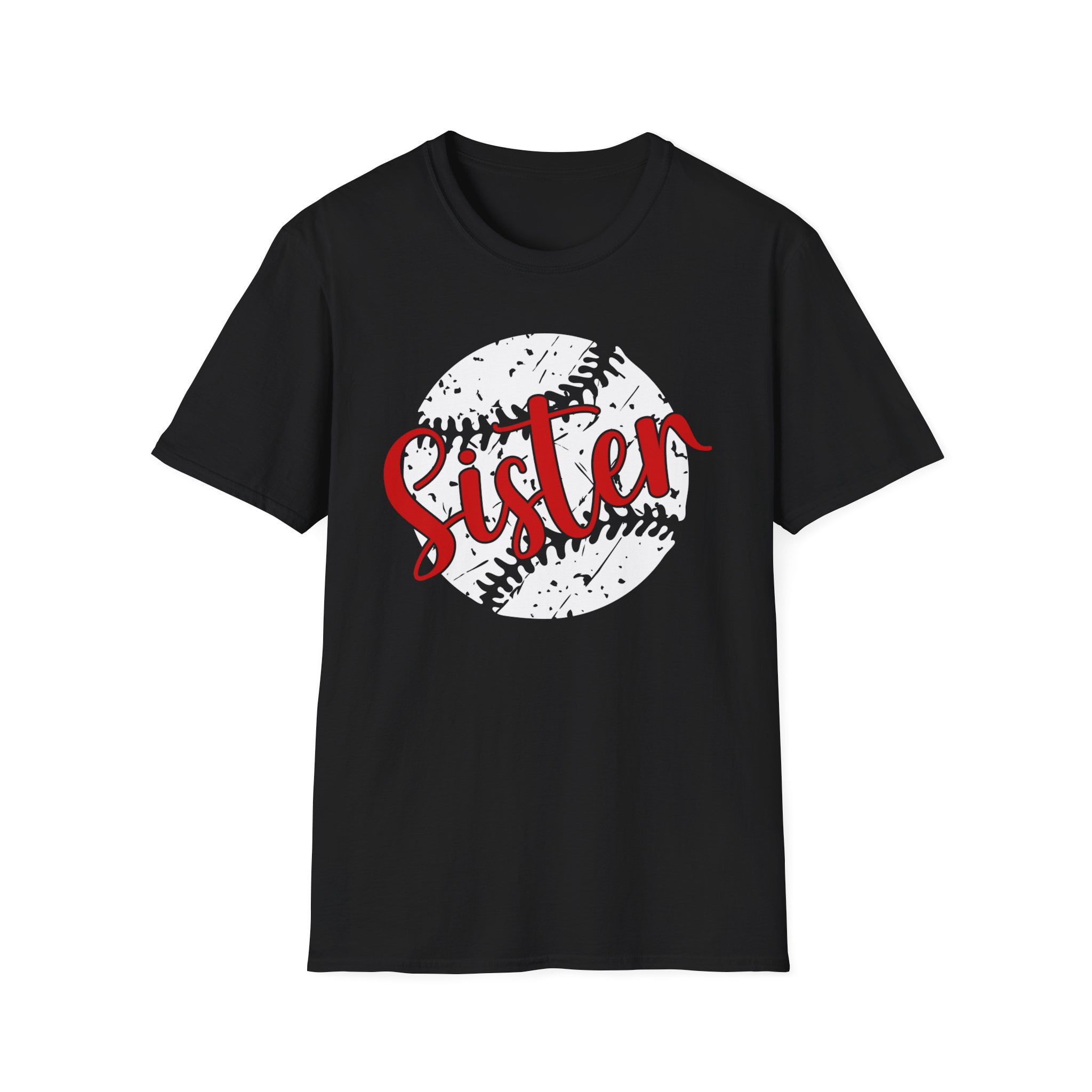 Sister Baseball, Gildan Unisex Softstyle T-Shirt, Sports Graphic Tee, S-3XL