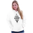 thumbnail image 4 of Wolf Pack Triangle Symbol Spirit Animal Hoodie Sweatshirt Women Men Brisco Brands X, 4 of 6