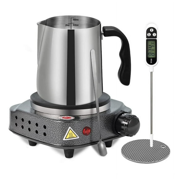Candle Making Kit with Electronic Hot Plate Candle Making Supplies for Beginners,Anti-ScWV637