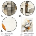 thumbnail image 3 of Designart "Minimalistic Connection Grey Bridge II" Cityscapes Metal Wall Art Prints, 3 of 5