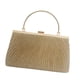 thumbnail image 1 of Bolso de mano de noche con bolso de hombro con correa de cadena para bodas en la calle, citas y vacaciones Oro, 1 of 8
