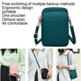 thumbnail image 4 of Dinheiro Bolso para móvil body de mujer, monedero verticalVerde, 4 of 5