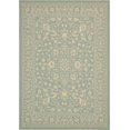 thumbnail image 1 of Unique Loom Botanical Collection Tapis Traditionnel Floral Transitionnel d'Intérieur et d'Extérieur, 8' x 11' 4", Bleu Clair/beige, 1 of 5