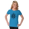 thumbnail image 4 of Triangle Eye Wheel Symbolic Spirit Womens Slim Fit Graphic Tee Brisco Brands X, 4 of 5