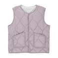 thumbnail image 2 of Ailaofu Womens Jacket Lightweight Vest Cozy Sleeveless Cardigan Button Waistcoat Outerwear with Pocket, 2 of 6