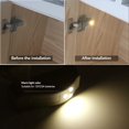 thumbnail image 3 of Luces de bisagra sin batería, luz universal para gabinete, color blanco cálido, batería de 12 V 23 A para muebles de cocina, hogar, armario, puerta., 3 of 5