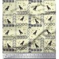 thumbnail image 1 of Soimoi Satin Silk Fabric Geometric Shapes & Dinosaur Animal Print Sewing Fabric Yard 42 Inch Wide, 1 of 3