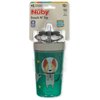 Nuby Boys' Snack N Sip 9 Oz. Space Dog Cup With Straw Color: charcoal gray multi Size: one size