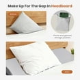 thumbnail image 5 of edx Queen Size Bed Wedge Pillow, Wedge Pillow Headboard, Bed Gap Filler (0-8") for Between Your Headboard and Mattress or Wall, Grey, 5 of 11