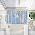 thumbnail image 2 of Winter Birches & Owl Printed Outdoor Door Mat, design by Darlene Seale, 18"x30", 2 of 8