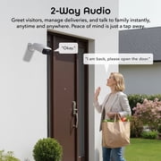 Geeni Falcon 2K+ 5MP Solar Outdoor Security Camera Dual-Band 2.4GHz & 5GHz White