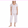 Carole Hochman Ladie's 2-Piece Capri Pajama Set XXL/Pink