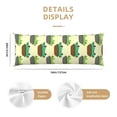 thumbnail image 3 of Lsque Turtle On Skateboard Body Pillow Case Cover,Ultra-Soft Microfiber Bed Pillow Cases 20x54 inches,Elegant Bedding,Breathable Durable Pillow Cover with Envelope Closure, 3 of 8