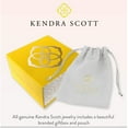 thumbnail image 2 of Kendra Scott Ari Heart Adjustable Length Pendant Necklace And Stud Earrings for Women, Fashion Jewelry, Rhodium-Plated, 2 of 9
