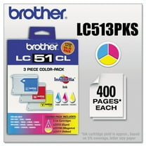 Brother Genuine LC513PKS Printer Ink Cartridges