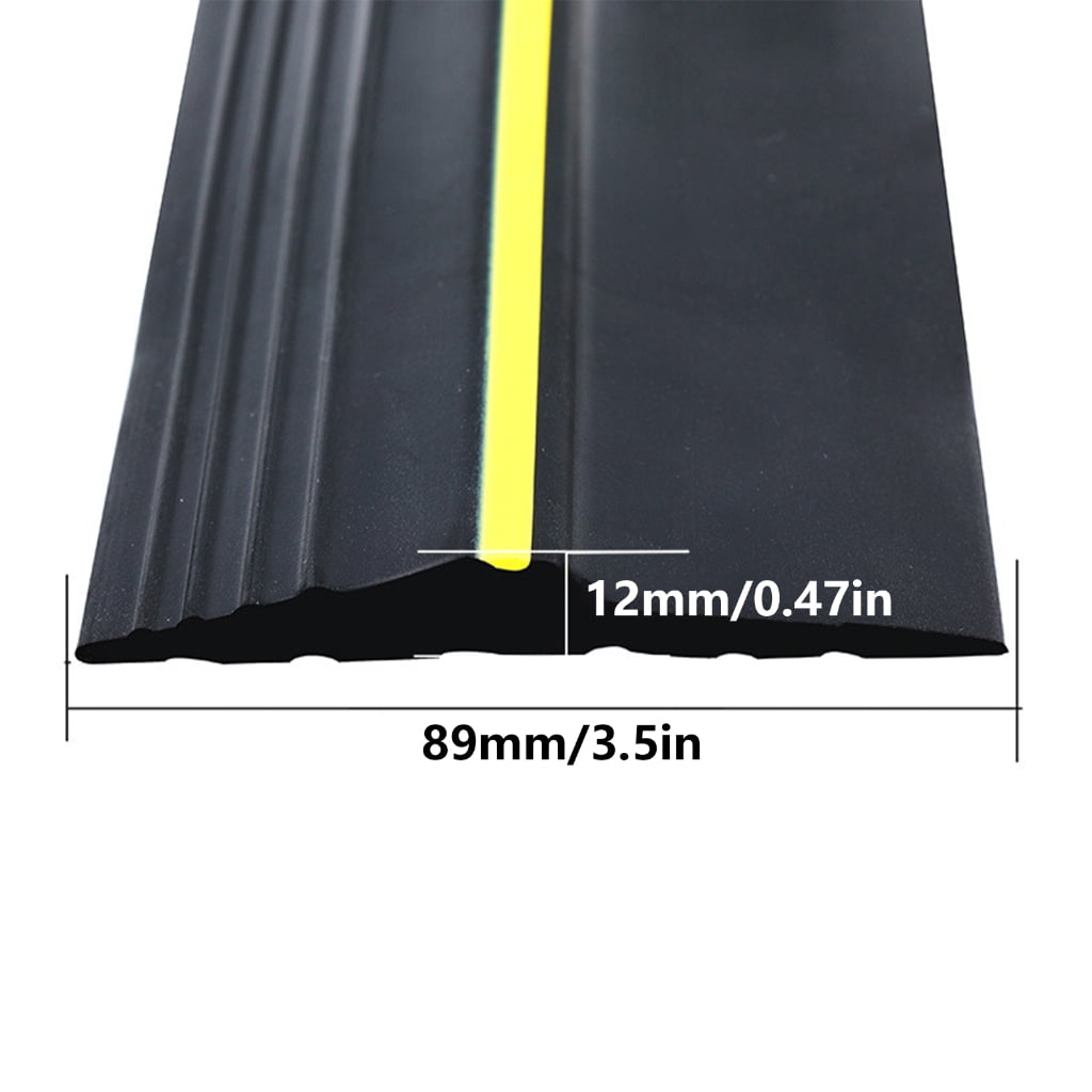 Garage Door Bottom Rubber Seal Weatherproof & Dustproof Rubber Garage Door Threshold Seal Long Service Door Sealing