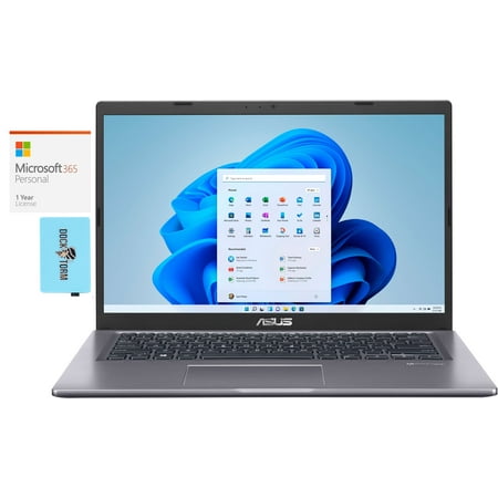 ASUS Vivobook 14 Home/Business Laptop (AMD Ryzen 3 3250U 2-Core, 14.0in 60Hz HD (1366x768), AMD Radeon, 8GB RAM, 1TB PCIe SSD, Win 10 Pro) with Microsoft 365 Personal , Hub