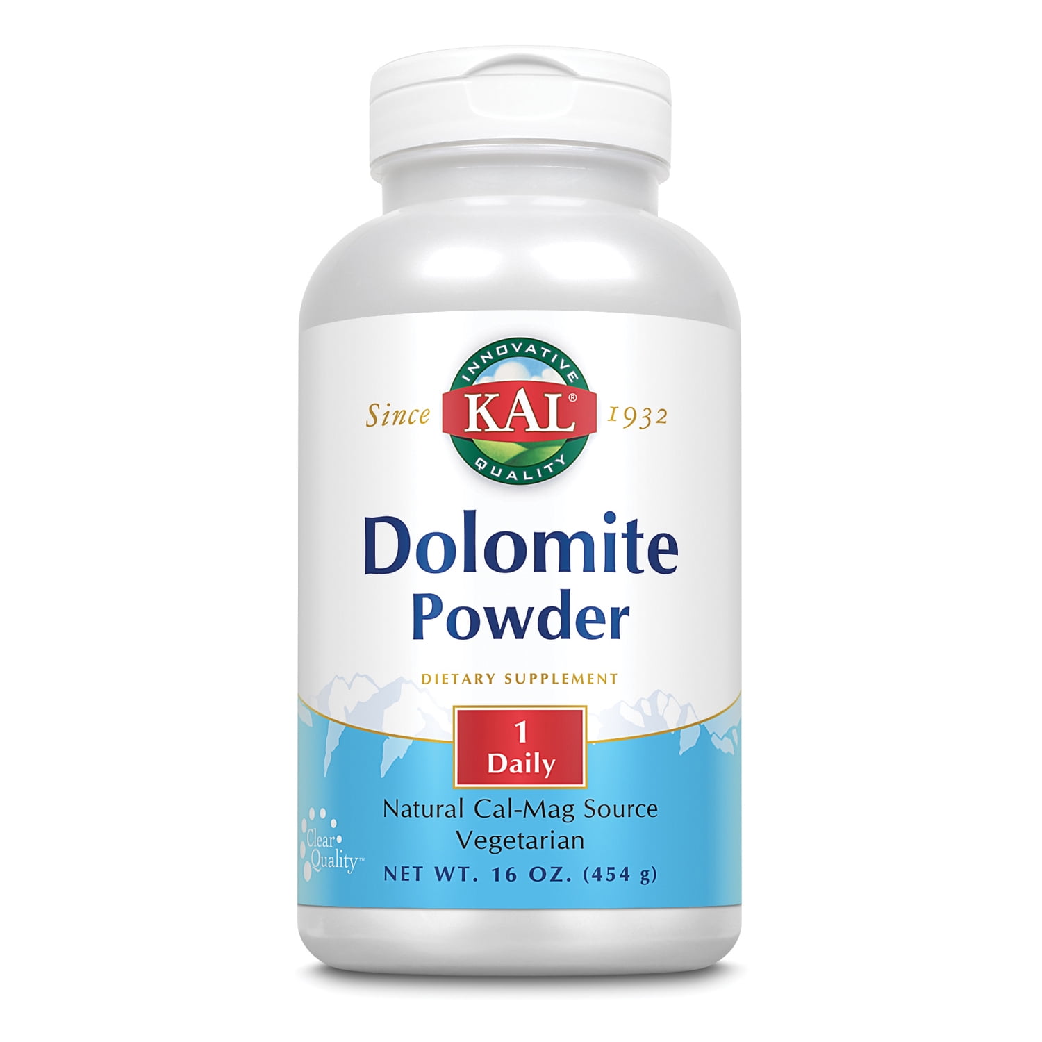 Måge Gammel mand Vil KAL Dolomite Powder | Natural Calcium & Magnesium Source | Bone & Heart  Health Support | Fast-Acting | 16oz, 90 Serv. - Walmart.com