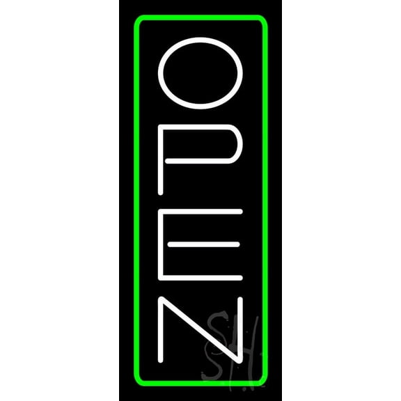 Open LED Neon Sign 13 x 32 - inches, Clear Edge Cut Acrylic Backing, with Dimmer - Bright and Premium built indoor LED Neon Sign for storefront.