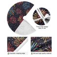 thumbnail image 2 of Ryvnso Christmas Tree Skirt New Year Fireworks Xmas Tree Skirts Ornament Home Decorations 47.2", 2 of 6